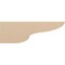 Ekena Millwork 6"W x 36"D x 12"H Thin Greensboro Rough Cedar Woodgrain TimberThane Corbel, Primed Tan CORUR06X36X12GRNRCPR - alternate 6